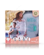 Infantino Porte-bébé Flip Light &amp; Airy Ergonomique 4 en 1 Gris