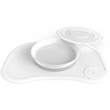 Twistshake Click-mat ventouse + Plat Blanc