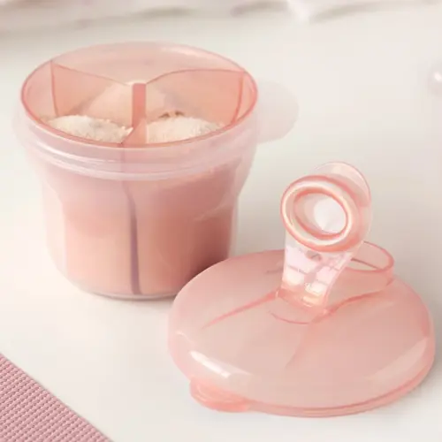 KIOKIDS DOSEUR DE LAIT EN POUDRE GIRATOIRE ROSE