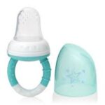 KIOKIDS DISTRIBUTEUR D'ALIMENT ANTIÉTOUFFEMENT EN SILICONE ÉTOILES 6M+