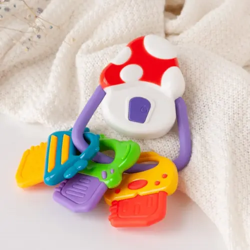 Kiokids anneau de dentition porte cléfs musical 3mois +