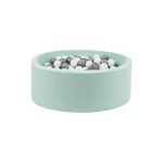 LARISA & PUMPKIN MINT BALL PIT - SILVER/WHITE BALLS