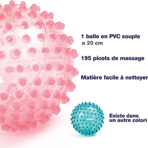 LUDI Balle de Massage ROSE