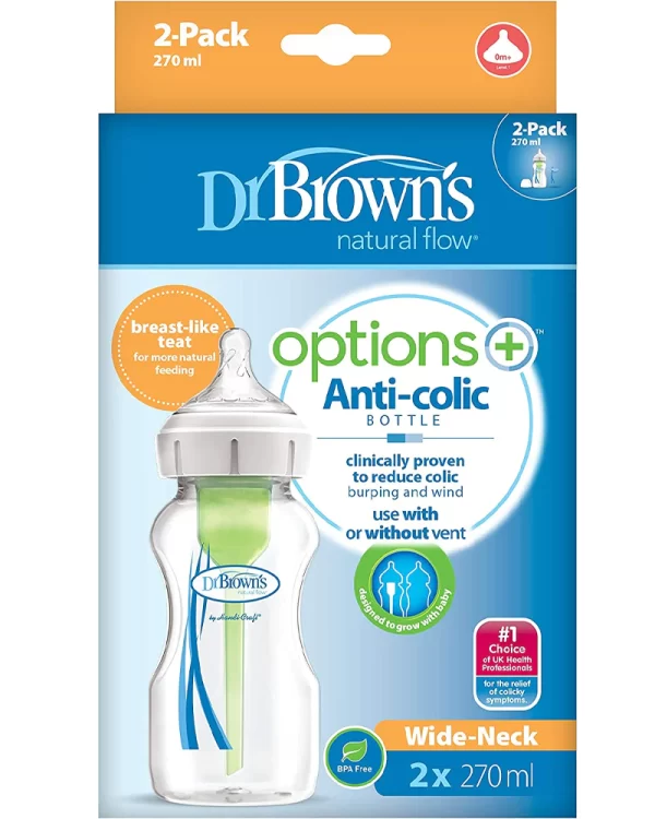 Dr. Brown's Pack 2 biberons Cole large - 270ml