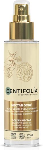 Centifolia - Huile sèche sublimatrice visage corps cheveux NECTAR DORE