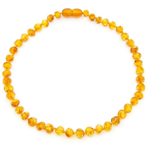 Collier d'ambre soleil