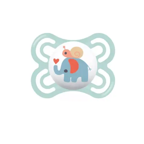 MAM Sucette Perfect silicone, 0-6 mois, éléphant