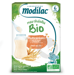 MODILAC - Mes Céréales Bio multicéréales - Dès 6 mois, 250g