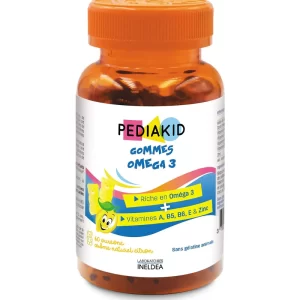 PEDIAKID Gommes Omega 3 - 60 Pièces 138g