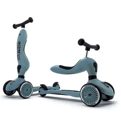 SCOOT and RIDE – TROTTINETTE HIGHWAYKICK 1 – Bleu Acier