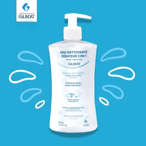 Gilbert Eau Nettoyante Douceur 3 en 1 - 400ml