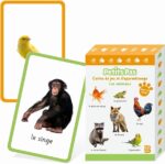 Petits Pas Cartes de jeu et d'apprentissage Les animaux  12M+