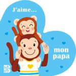 Livre coeur - J'aime mon papa