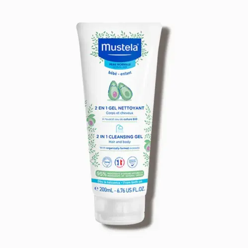 MUSTELA GEL NETTOYANT 2 EN 1 200ML CHEVEUX ET CORPS