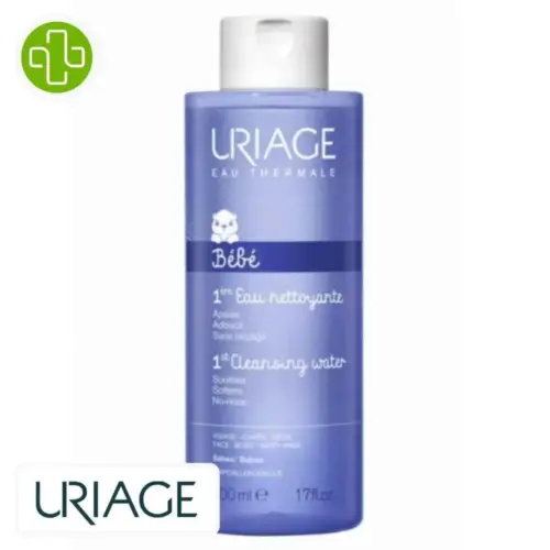 URIAGE BEBE 1ERE EAU NETTOYANTE SANS RINCAGE POMPE 500ML