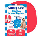 Carryboo Couches Écologiques Taille 3 (4-9kg) 50 unités