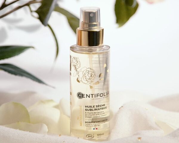 CENTIFOLIA Huile sèche sublimatrice - Nectar doré BIO, 105 ml