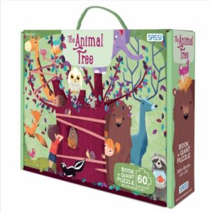 L'arbre aux animaux: Livre et puzzle géant 60 pièces