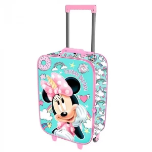 Valise de voyage pour enfant Minnie Soft 3D