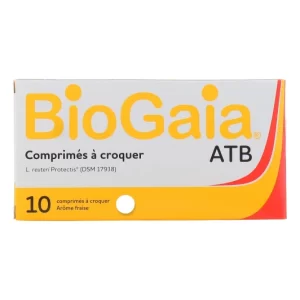 Biogaia Fraise Probiotique 30 Comprimés