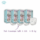 Pack 4 BAMBO NATURE 18 culottes d'apprentissage t6 l 6-18 kg