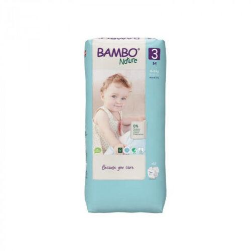 BAMBO NATURE couche bébé taille 3, 4-8KG. 52 Unités