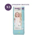 Bambo Nature Pack x3 Couches Écologiques Taille 5 | 12-18 kg | 132 couches