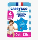 Carryboo Couches Écologiques Taille 4 (7-18kg) 44unités