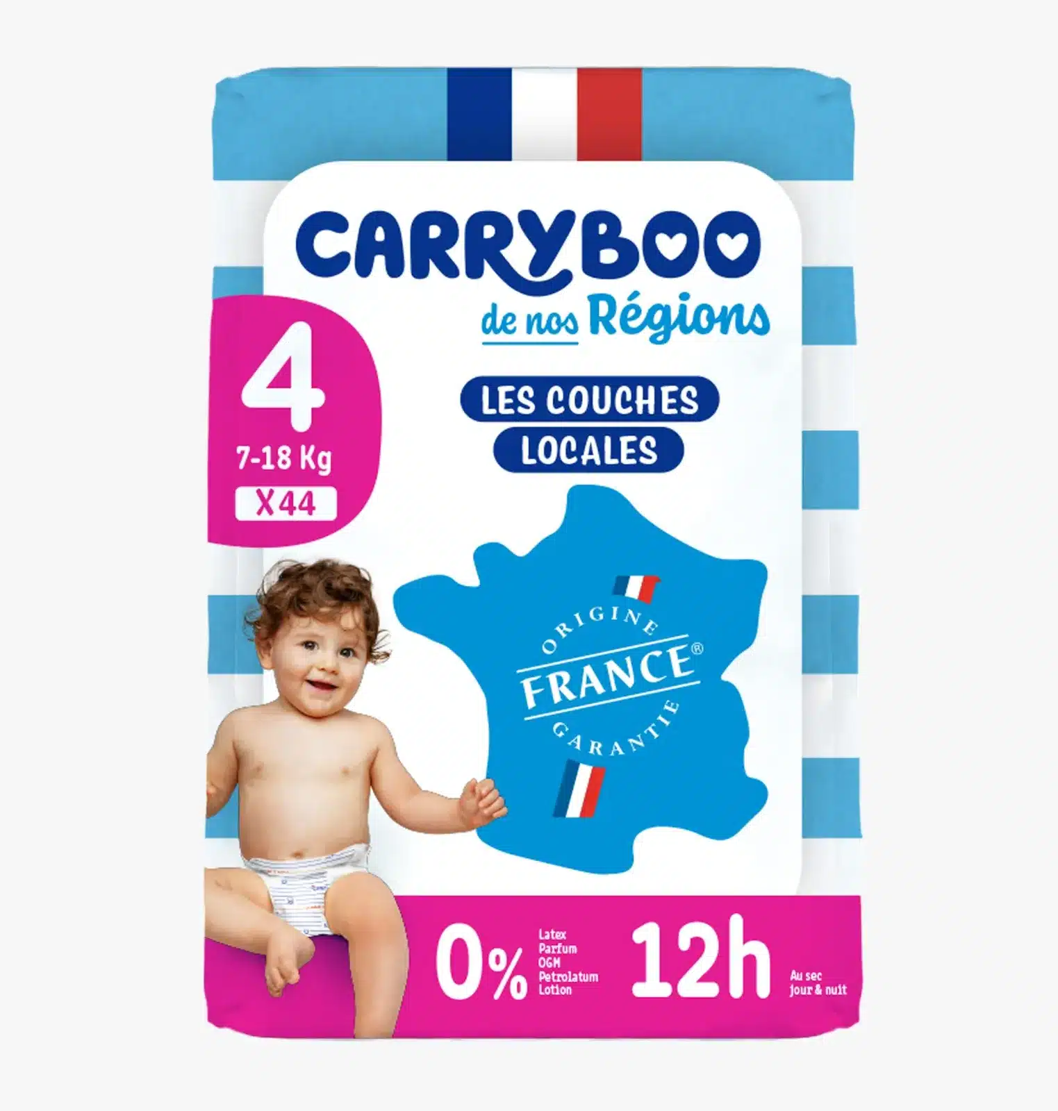 Carryboo Couches Écologiques Taille 4 (7-18kg) 44unités Carryboo Couches Écologiques Taille 4 (7-18kg) 44unités