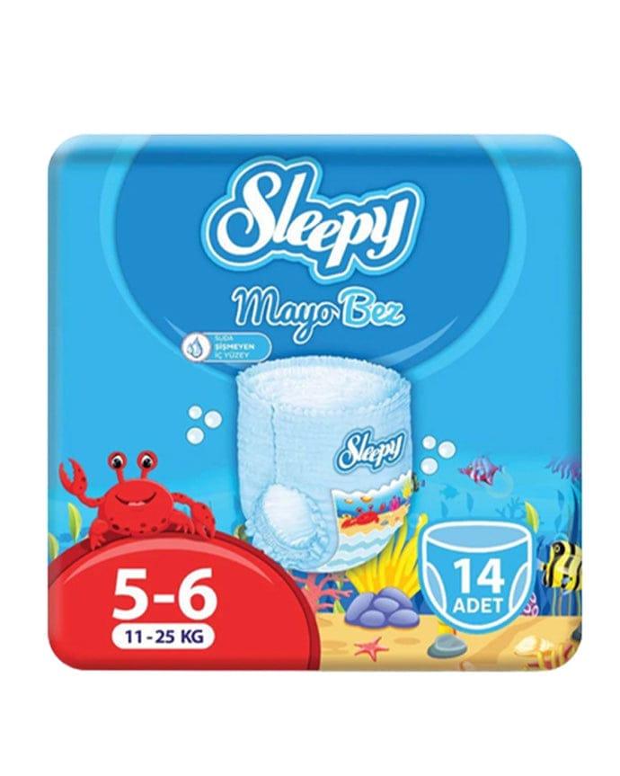 Couches de natation Sleepy Natural Taille 5/6 - (11-25kg) 14 unités Couches de natation Sleepy Natural Taille 5/6 - (11-25kg) 14 unités