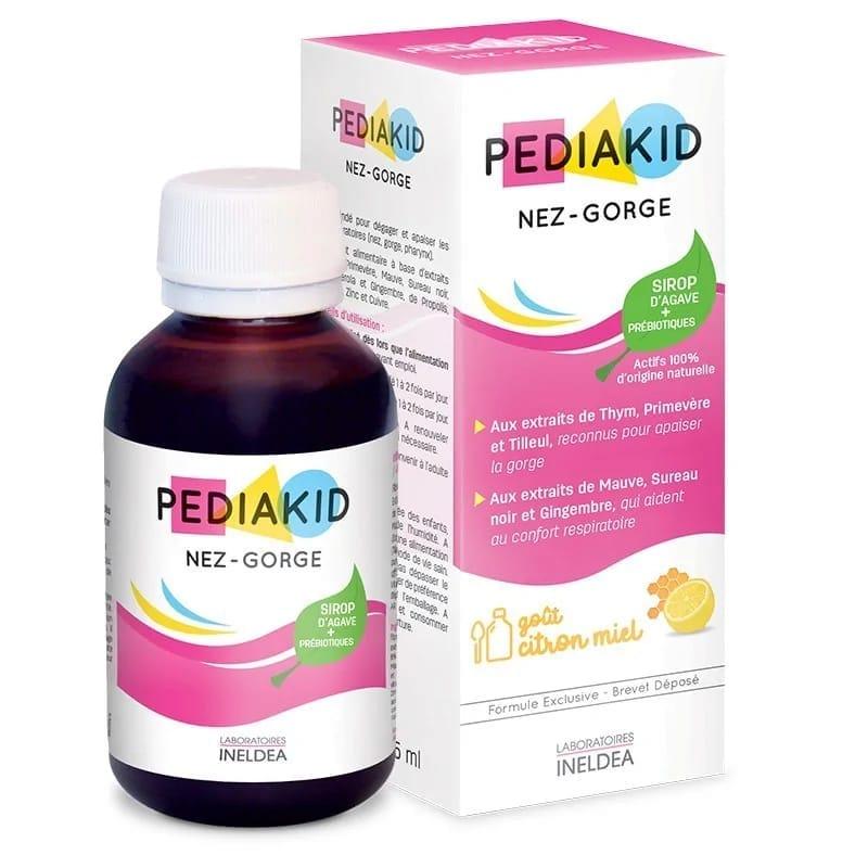 PEDIAKID Sirop nez gorge goût Miel – Citron 125ml PEDIAKID Sirop nez gorge goût Miel – Citron 125ml