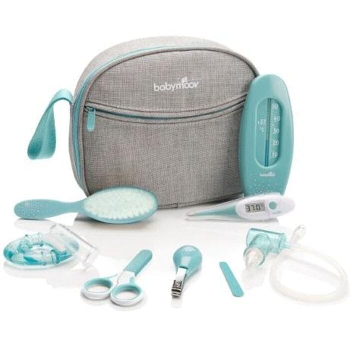 Babymoov Trousse de Soin Compacte Grise 6 Accessoires Inclus BABYMOOV - gris/pêche – Image 2