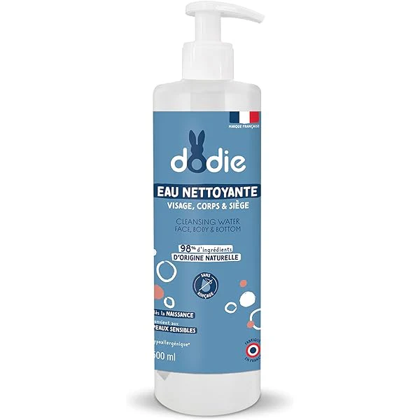 Dodie Eau Nettoyante Bébé 3 en 1 - 500 ML Dodie Eau Nettoyante Bébé 3 en 1 - 500 ML
