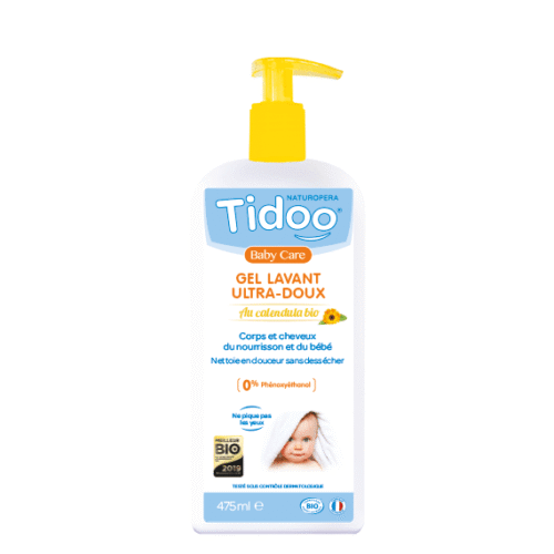 TIDOO gels lavants ultra doux bio 2 en 1 au calendula 475ml