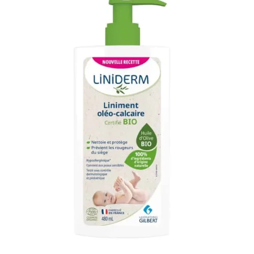 Gilbert Liniderm Liniment Oléo-Calcaire Flacon-Pompe 480 ml