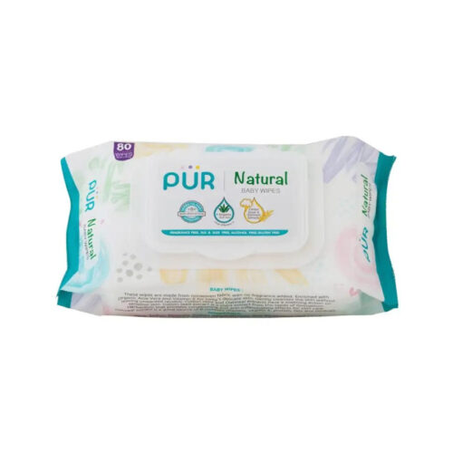PUR Lingettes Naturelles 80 pièces