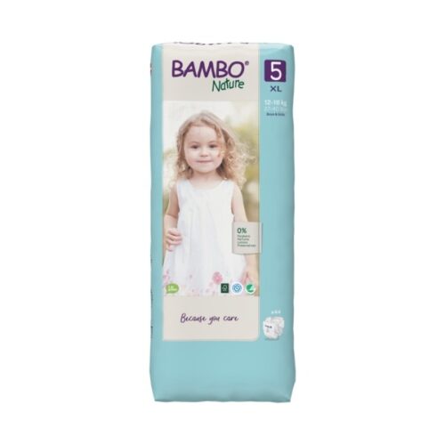 BAMBO NATURE couche bébé taille 5, 12-18KG 44 Unités