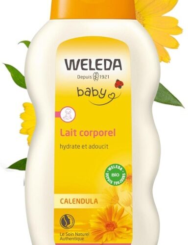 WELEDA - Bébé - Lait Corporel au Calendula, 200ml