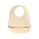 YUMMY Bavoir en Silicone avec Poche 9M+ - Crème