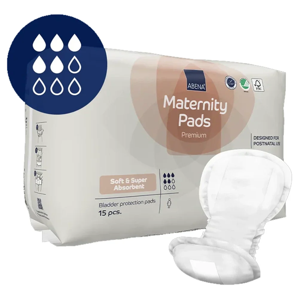 Abena 15 serviettes hygiéniques de maternité Abena 15 serviettes hygiéniques de maternité