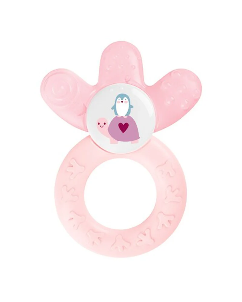 MAM Anneau de dentition réfrigérant Atteint les dents postérieures Rose MAM Anneau de dentition réfrigérant Atteint les dents postérieures Rose