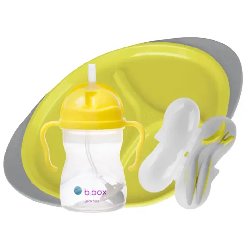 B.box Feeding Set - Lemon Sherbet