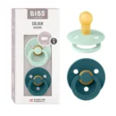 Bibs Lot de 2 Tétines - Turquoise & vert- 6-18 Mois
