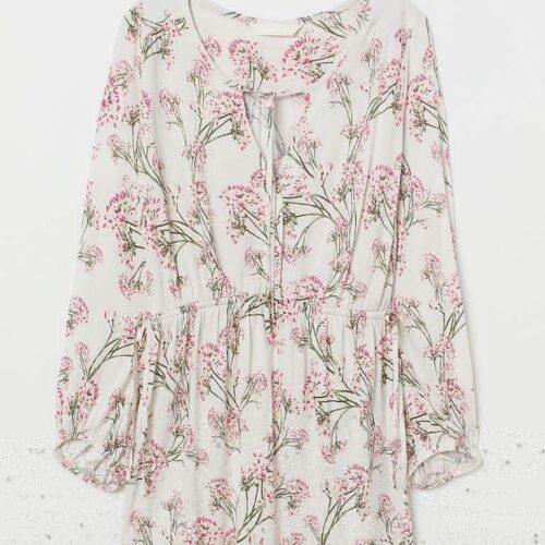 Blouse MAMA fleurs avec monche taille M