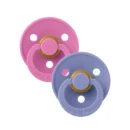 BIBS Colour 2 Pack Rond - BubblegumPeri 6+Mois