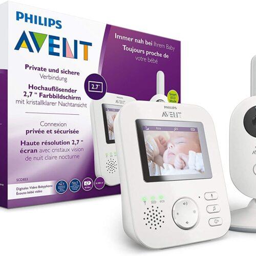 Avent Babyphone Vidéo Écran Couleur 2,7″