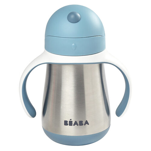 Béaba Tasse paille en inox  STAINLESS STRAW CUP (250 ml)