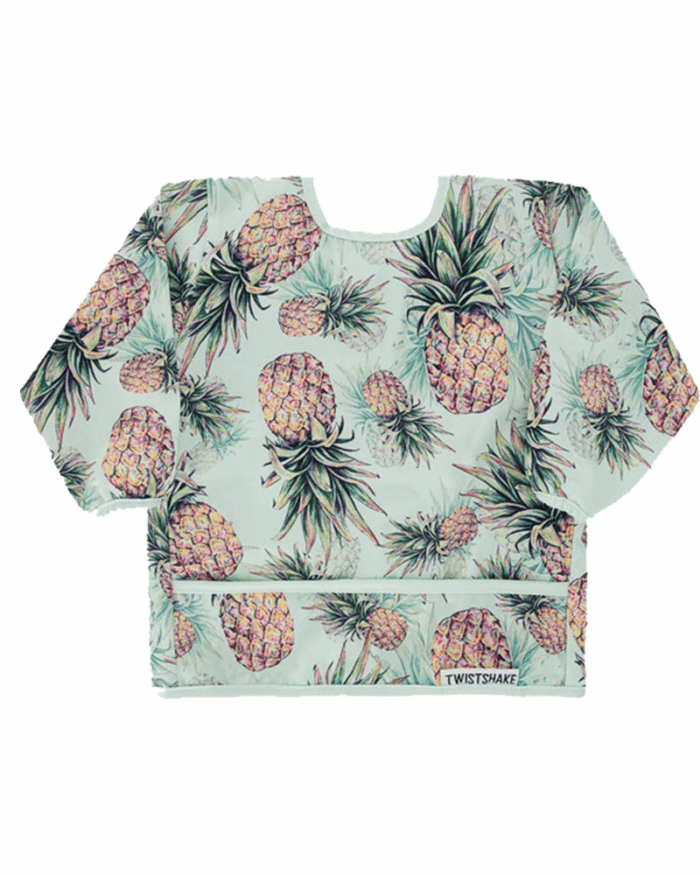 TWISTSHAKE Bavoir à manches longues - Ananas