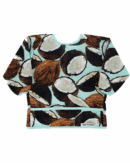 TWISTSHAKE Bavoir à manches longues - Noix de coco