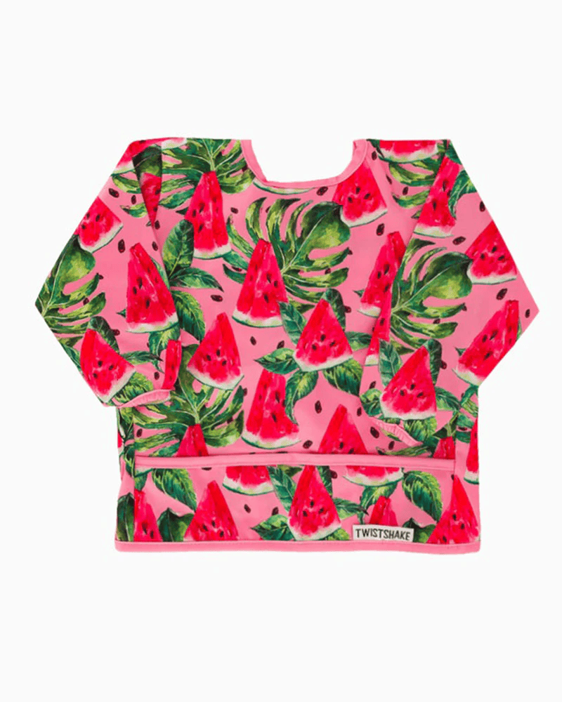 TWISTSHAKE Bavoir à manches longues - Pastèque TWISTSHAKE Bavoir à manches longues - Pastèque